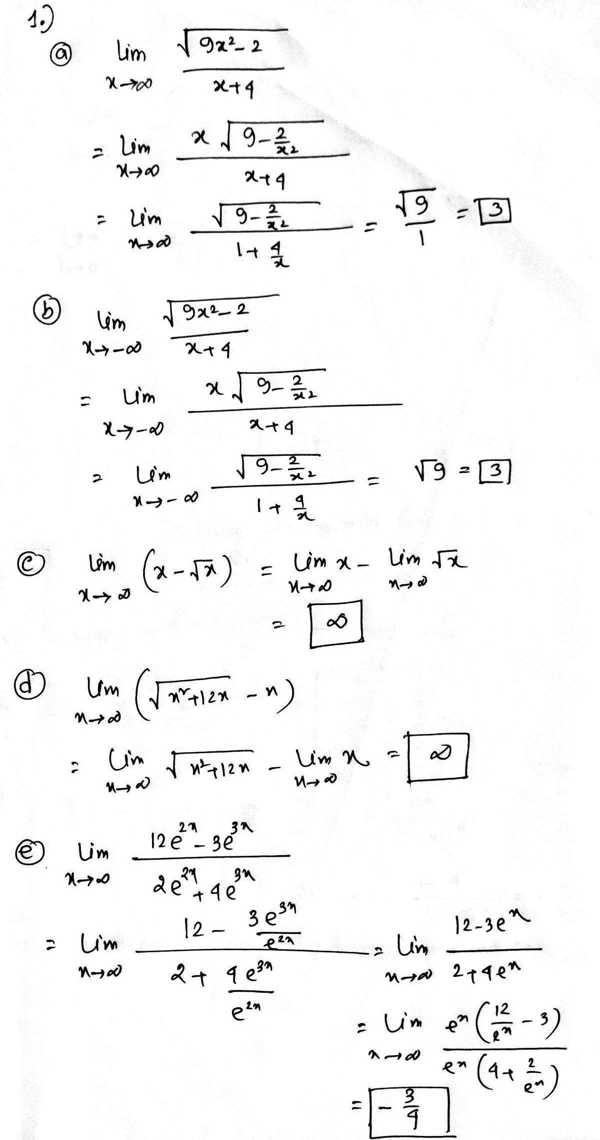 Calculus homework question answer, step 1, image 1